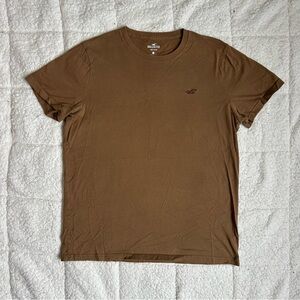 Hollister Brown Short Sleeve Tee